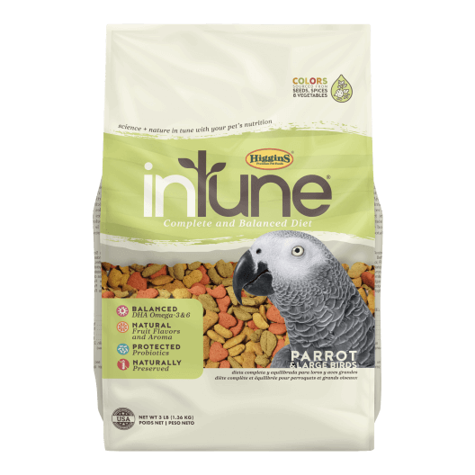 InTune Natural - Parrot Pellets | 1.36kg