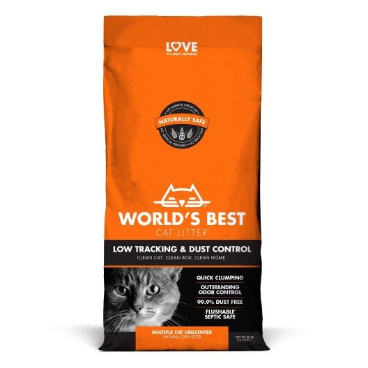World's Best Cat Litter - Low Tracking & Dust Control | 12.7kg